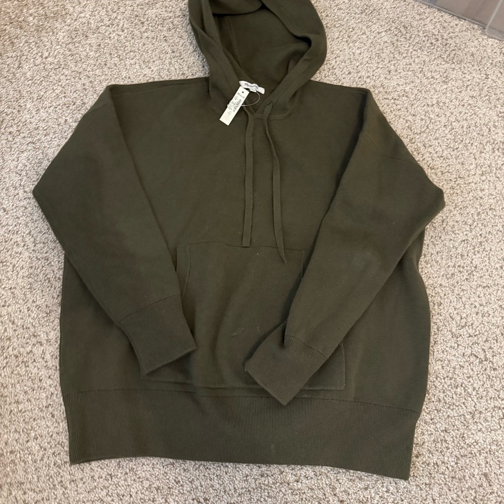 Madewell Olive Green Hoodie